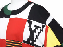 Load image into Gallery viewer, LouisVuitton ルイヴィトン ダミエ インタルシアプルオーバー ニット 薄手 コットン マルチカラー 22SS HMN73W メンズ 38637