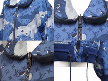 Load image into Gallery viewer, LOUIS VUITTON ルイヴィトン リバーシブル ダウンジャケット モノグラム ブルー ネイビー HIB02WRVF メンズ サイズ44 美品 N38647