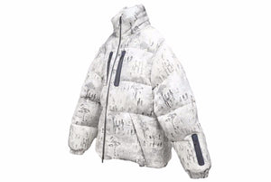 DIOR AND PETER DOIG ディオール ピータードイグ ダウンジャケット 213C444A5490 メンズ サイズ 46 美品 N38654