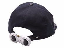 Load image into Gallery viewer, ディオール Dior 923C901A4511 ロゴバックルベースボールキャップ ブラック メタルバックル 2019ss サイズM 中古 38657