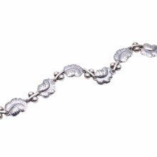 画像をギャラリービューアに読み込む, GEORG JENSEN ジョージジェンセン ブレスレット ムーンライト グレープ 葉っぱ 96 19cm シルバー 925 31.3g バングル 美品 38690