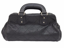 Load image into Gallery viewer, CHANEL シャネル マトラッセ キャビアスキン ハンドバッグ ブラック ヴィンテージ ガンメタリック金具 中古品 38694