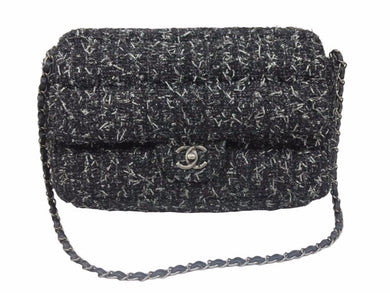 CHANEL シャネル マトラッセ ツイード ２６番台 2018年 ターンロック レディース ココマーク 良好 38712 正規品