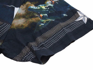 GIVENCHY ジバンシィ Tシャツ メンズ プロペラ 戦闘機 13S 7356 667 グリーン コットン メンズ サイズS 38744 正規品