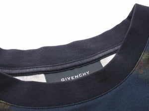 GIVENCHY ジバンシィ Tシャツ メンズ プロペラ 戦闘機 13S 7356 667 グリーン コットン メンズ サイズS 38744 正規品