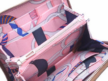 画像をギャラリービューアに読み込む, HERMES エルメス コインケース アザップコンパクトシルクイン ヴォーエプソン ゴールド シルバー金具 D 美品 中古 38793