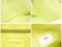 画像をギャラリービューアに読み込む, CHANEL シャネル ハンドバック 1997年 4番台 ヴィンテージ ココマーク キャビアスキン ゴールド金具 イエロー 美品 38806