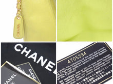 画像をギャラリービューアに読み込む, CHANEL シャネル ハンドバック 1997年 4番台 ヴィンテージ ココマーク キャビアスキン ゴールド金具 イエロー 美品 38806