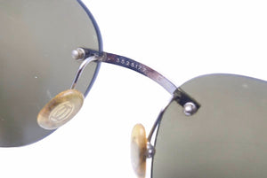 Cartier カルティエ メガネ 眼鏡 ウッドテンプル サングラス ヴィンテージ アイウェア 度無し 140b □18 135 美品 中古 38834