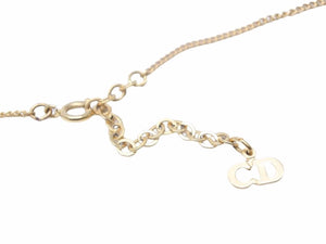 Christian Dior クリスチャンディオール ネックレス チェーン CDロゴ ゴールド ヴィンテージ ユニセックス 中古 38908