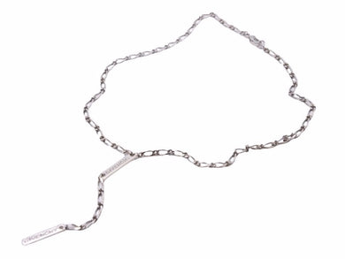 GIVENCHY ジバンシー ネックレス シルバーチェーン ブランドロゴ 合金レディース 美品 38889 