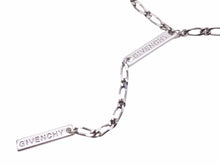 Load image into Gallery viewer, GIVENCHY ジバンシー ネックレス シルバー チェーン ブランドロゴ 合金 レディース 美品 38889