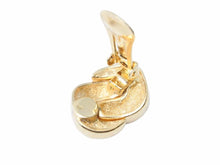 Load image into Gallery viewer, Christian Dior クリスチャンディオール イヤリング 縄 カクテルリング ラインストーン ヴィンテージ レディース 中古 38918