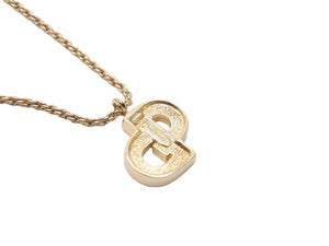 Christian Dior クリスチャンディオール ネックレス CDロゴ ラインストーン ヴィンテージ ユニセックス 中古 38930