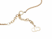 Load image into Gallery viewer, Christian Dior クリスチャンディオール ネックレス CDロゴ ラインストーン ヴィンテージ ユニセックス 中古 38930