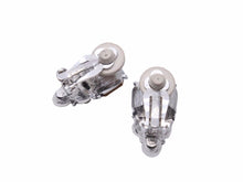 Load image into Gallery viewer, GIVENCHY ジバンシー イヤリング ライン カラーストーン メタル パープル シルバー アクセサリー 美品 38945