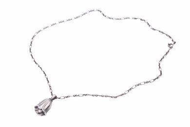 GEORG JENSEN ジョージジェンセン 2007 ネックレス ヘリテージコレクション シルバー 925 ブルーベル ユニセックス 良好 中古 38951
