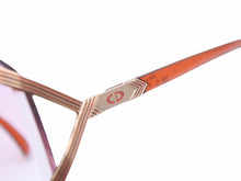 Load image into Gallery viewer, Christian Dior クリスチャンディオール サングラス レンズ ピンク ヴィンテージ ブラウン ゴールド ユニセックス 美品 38961 正規品