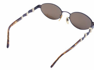 FENDI フェンディ サングラス メガネ ブラック ゴールド SL7127 ユニセックス 中古 38962