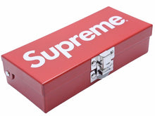 Load image into Gallery viewer, Supreme シュプリーム 17SS Small Met al Storage Box レッド 工具箱 小物入れ ツールボックス 未使用 39004