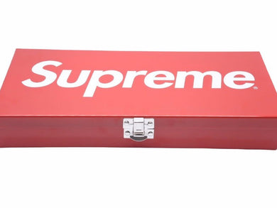Supreme Large Metal Storage Box ストレージボックス ケースボックスロゴ カンレッド ラージサイズ 39006 