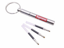 画像をギャラリービューアに読み込む, Supreme シュプリーム キーチェーン キーチャーム ボールペン True Utility Telepen Keychain 2017ss ロゴ シルバー 未使用 N39049