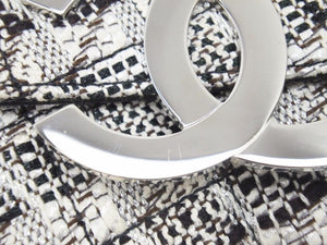 CHANEL シャネル ツイードショルダーバッグ ワンショルダー ココマーク 9番台 シルバー金具 レディース 美品 N39100