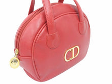 Load image into Gallery viewer, Christian Dior クリスチャンディオール レア アイボリー アンティーク バッグ トートシェルバッグ CD刻印ジッパー 中古 39101 正規品