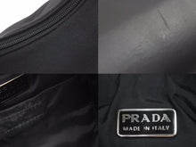 Load image into Gallery viewer, PRADA プラダ アクセサリー ポーチ セミ ショルダーバッグ リネアロッサ ブラック レディース 中古 39103