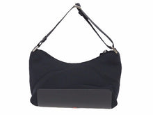 Load image into Gallery viewer, PRADA プラダ アクセサリー ポーチ セミ ショルダーバッグ リネアロッサ ブラック レディース 中古 39103