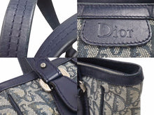 Load image into Gallery viewer, Christian Dior クリスチャンディオール ハンドバック トロッター ユニセックス ネイビー 中古 39124