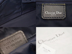 Christian Dior クリスチャンディオール ハンドバック トロッター ユニセックス ネイビー 中古 39124