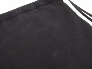 CHANEL SPORTS シャネル スポーツ ココマーク 巾着 バック ヴィンテージ ブラック ブラック ホワイト ユニセックス 美品 39185 正規品