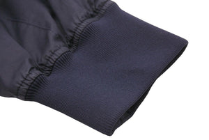 JIL SANDER ジルサンダー コットンボンバージャケット MA-1 ネイビー メンズ サイズ46 中古 39204