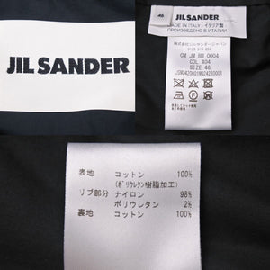 JIL SANDER ジルサンダー コットンボンバージャケット MA-1 ネイビー メンズ サイズ46 中古 39204
