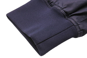 JIL SANDER ジルサンダー コットンボンバージャケット MA-1 ネイビー メンズ サイズ46 中古 39204