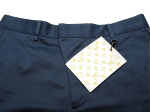 Louis vuitton ルイヴィトン STAPLES EDITION ステープルズエディション パンツ ネイビー コットンチノ サイズ40 メンズ 美品 39249