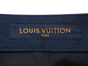 Louis vuitton ルイヴィトン STAPLES EDITION ステープルズエディション パンツ ネイビー コットンチノ サイズ40 メンズ 美品 39249