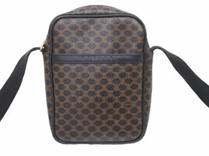 CELINE セリーヌ ショルダーバック マカダム ブラック ヴィンテージ ブラック 美品 39259
