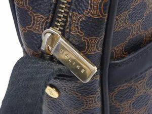 CELINE セリーヌ ショルダーバック マカダム ブラック ヴィンテージ ブラック 美品 39259