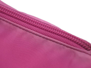 PRADA プラダ ハンドバッグ ポーチ ピンク ナイロン シルバー金具 レディース 美品 中古 39317