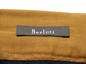 Berluti ベルルッティ パンツ スラックス スーツ チノパンツ ボトムス ウール ブラウン メンズ サイズ52 美品 39421