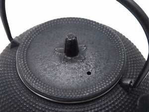 南部鉄器 急須 算玉アラレ 鍋元 0,6リットル 工芸品 ブラック お茶 39454