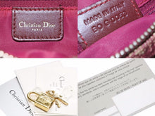 Load image into Gallery viewer, Christian Dior クリスチャンディオール トロッターボストンバッグ ボルドー ワインレッド ゴールド金具 レディース 中古 N39470