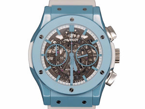未使用 HUBLOT ウブロ クラシックフュージョン アエロフュージョン 525.EX.0129.RW.TMY21 世界限定77本 自動巻き 中古 39472