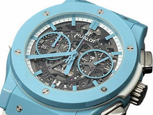 Load image into Gallery viewer, 未使用 HUBLOT ウブロ クラシックフュージョン アエロフュージョン 525.EX.0129.RW.TMY21 世界限定77本 自動巻き 中古 39472