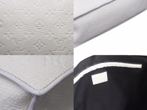 LOUIS VUITTON ルイヴィトン トートバッグ サックプラ トリヨンモノグラム レザー ホワイト ユニセックス 中古 N39474