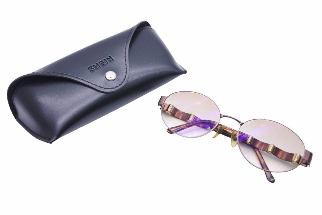 FENDI フェンディ ヴィンテージ サングラス SL7129 ブラウン ゴールド金具 ユニセックス N39499