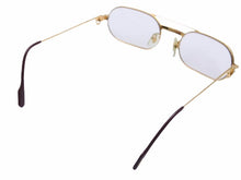 Load image into Gallery viewer, Cartier カルティエ サントス メガネ アイウェア ゴールド ボルドー 55 20 240 イタリア製 メンズ 中古 39601