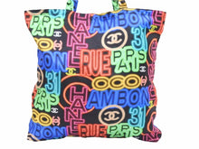 画像をギャラリービューアに読み込む, CHANEL シャネル エコバッグ キャビアスキン 2way ココマーク チェーン AP2095 31番台 21SS レザー ネオン マルチカラー 美品 39672